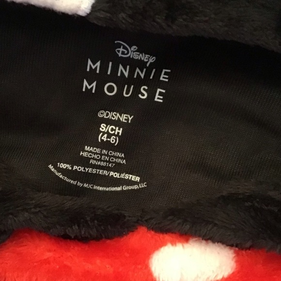 Disney’s Minnie Mouse Sleep Lounger with Socks (NWT) (Size: Small/ 4/6) - Picture 10 of 14